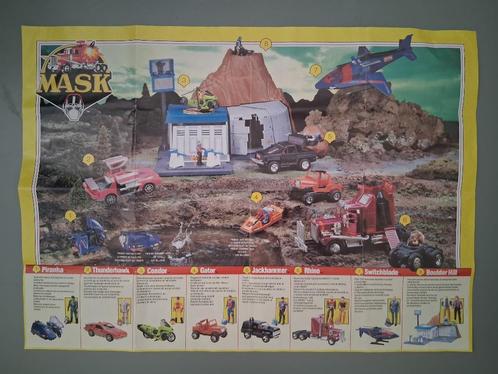 MASK originele poster en instructie, Verzamelen, Speelgoed, Gebruikt, Ophalen of Verzenden