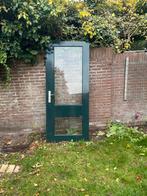 Hardhouten Buitendeur 210 cm x 89 cm, Doe-het-zelf en Verbouw, Deuren en Horren, Gebruikt, 80 tot 100 cm, Ophalen of Verzenden