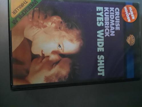 EYES WIDE SHUT Top Thriller van S.Kubrick Op Ex-Rental VIDEO, Cd's en Dvd's, VHS | Film, Zo goed als nieuw, Thrillers en Misdaad