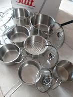 Silit Pannenset Toscane, Ophalen, Zo goed als nieuw, Rvs, Pannenset