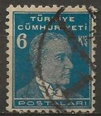 Turkije, Postzegels en Munten, Ophalen of Verzenden, Overige landen, Gestempeld