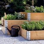 Houten Moestuinbak, Border, palletranden nieuw!, Tuin en Terras, Bielzen en Borders, 100 tot 200 cm, 25 cm of meer, Nieuw, Ophalen of Verzenden