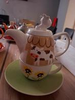 Theepot met koeien design, Ophalen of Verzenden