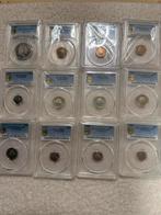Proof munten in pcgs slab hoge kwaliteit, Verzenden, Koningin Juliana, Overige waardes, Losse munt