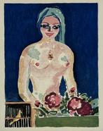 515. Kleurenhoutsnede, Kees van Dongen, "Le balcon fleuri", Antiek en Kunst, Kunst | Litho's en Zeefdrukken, Ophalen of Verzenden