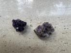 Amethist Kristallen (2 stuks), Verzamelen, Mineralen en Fossielen, Ophalen of Verzenden, Mineraal