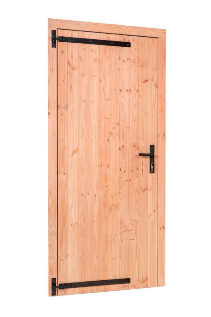 Red Class Wood enkele dichte deur, LD of RD, Tuin en Terras, Palen, Balken en Planken, Nieuw, Overige typen, 180 tot 250 cm, Ophalen
