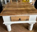 Salon tafel met 1 lade, Ophalen, 50 tot 100 cm, Vierkant, Zo goed als nieuw