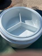 Tupperware Ijsemmer/Warmhoudbak, Ophalen of Verzenden, Gebruikt, Wit, Bak of Kom