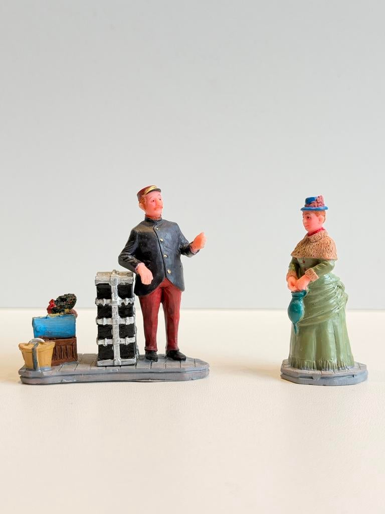 Lemax Porter, set of 2 (12506), Diversen, Kerst, Verzenden