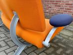 Design Bank Artifort Orbit Oranje / Blauw stof., Gebruikt, Stof, Ophalen