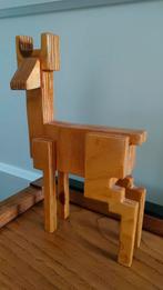 Hert IKEA Pixel Monika Mulder stijl hout 🤎, Ophalen of Verzenden, Zo goed als nieuw, Hout, Dierenbeeld