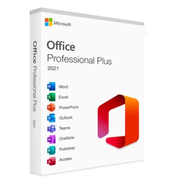 Microsoft Office 2021 Professional Plus, Computers en Software, Office-software, Nieuw, Windows, Access, Excel, OneNote, Outlook
