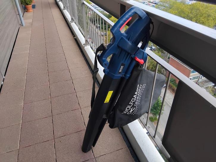 Wolfgang Bladblazer - Werkt Uitstekend!, Tuin en Terras, Bladblazers, Gebruikt, Handgedragen, Elektrisch, Met opvangzak, Ophalen of Verzenden