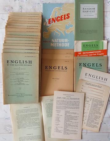 Antiek Engelse lesboekjes Taalinstituut de Natuurmethode '42 beschikbaar voor biedingen