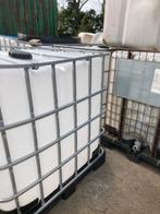 Ibc 1000 liter schoongespoeld container duizend L, Tuin en Terras, Regentonnen, Ophalen, Kunststof, Gebruikt, Met kraantje