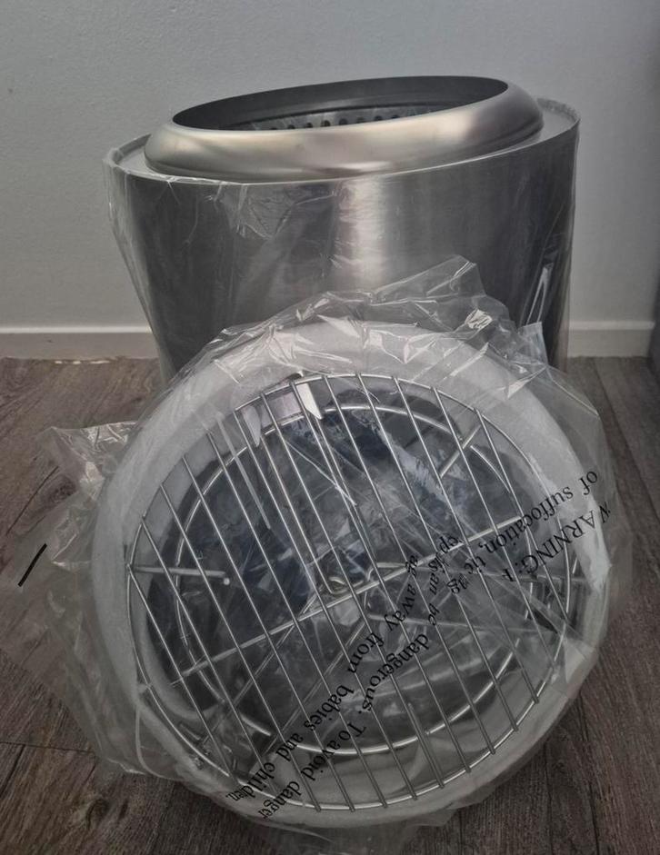 Vuurkorf RVS Rookarm,Buitenhaard, Firepit, NIEUW, Solo stove, Caravans en Kamperen, Kampeeraccessoires, Ophalen of Verzenden