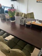 Te koop koloniale eethoek, Huis en Inrichting, 200 cm of meer, Zo goed als nieuw, Vijf personen of meer, Rechthoekig