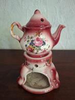 Klein theepotje met theelichtje eronder, Antiek en Kunst, Curiosa en Brocante, Ophalen of Verzenden