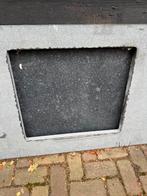L vormig composiet aanrechtblad, Ophalen, Zwart, Zo goed als nieuw, 200 cm of meer
