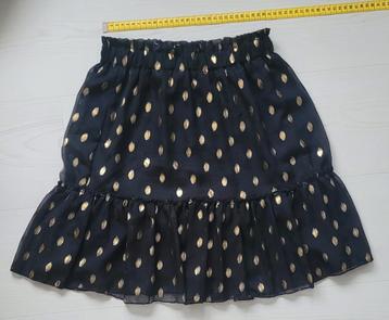 NIEUWSTAAT!! Erg mooi rokje M Zwart/Goud beschikbaar voor biedingen