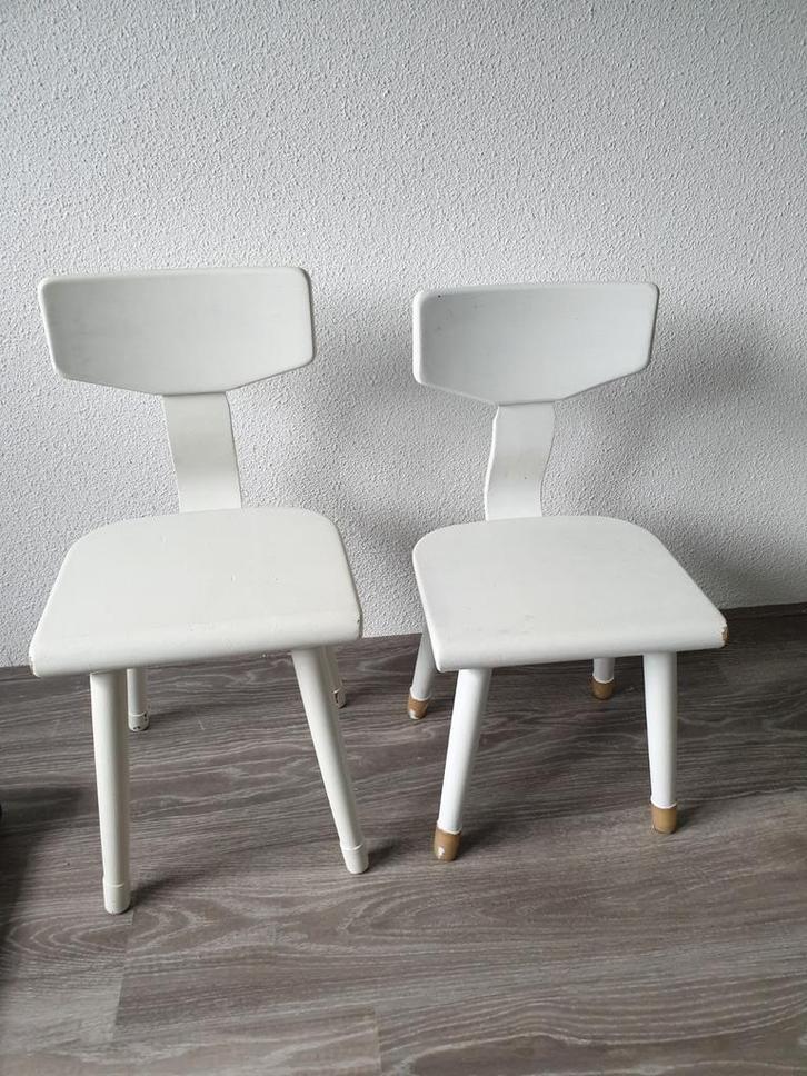 Vintage Houten Schoolstoeltjes - Set van 2, Kinderen en Baby's, Kinderkamer | Tafels en Stoelen, Gebruikt, Stoel(en), Ophalen of Verzenden