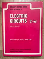 Electric Circuits - Schaum's Outline, Ophalen of Verzenden, Beta, Gelezen, HBO