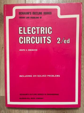 Electric Circuits - Schaum's Outline beschikbaar voor biedingen