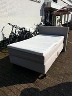 hele nette boxspring elektrisch verstelbaar pullback 120x200, Huis en Inrichting, Slaapkamer | Boxsprings, 120 cm, Grijs, Zo goed als nieuw