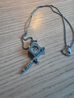 Zilveren ketting met hanger, Sieraden, Tassen en Uiterlijk, Kettingen, Ophalen of Verzenden, Zo goed als nieuw, Zilver