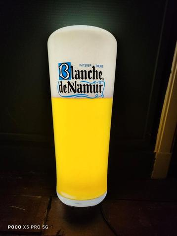 Blanche de namur bier lichtreclame lichtbak  beschikbaar voor biedingen