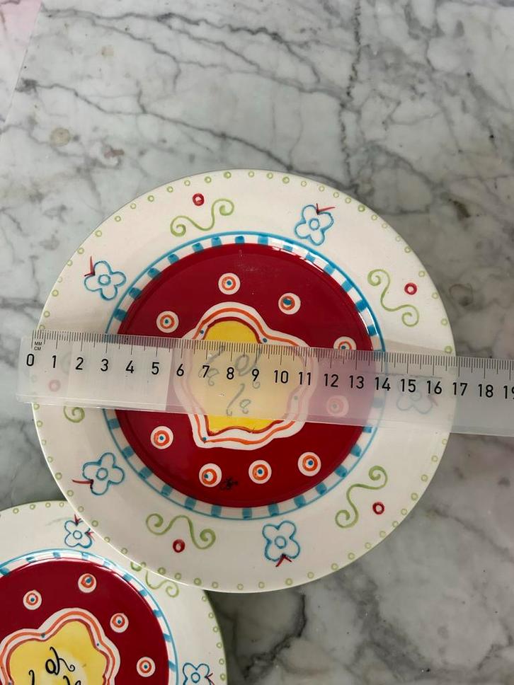 8 Nieuwe Jet ter Steege Gebaksbordjes, Huis en Inrichting, Keuken | Servies, Nieuw, Bord(en), Overige stijlen, Aardewerk, Ophalen of Verzenden