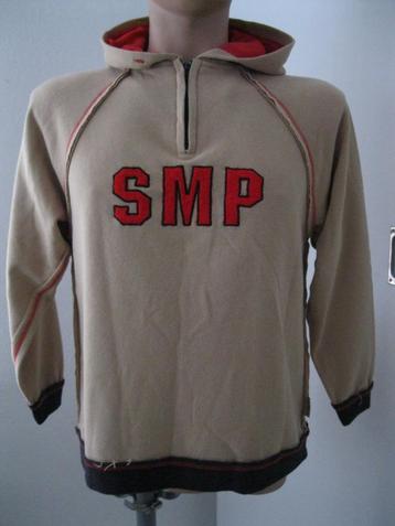 maat 158, 1 sweater / hoodie, lichtbruin rood-zwart, 62 cm. beschikbaar voor biedingen