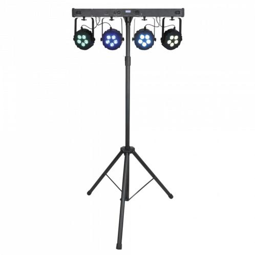 Zomer deal! 4x Showtec Compact Power Light Set 4 RGBW + ga.., Muziek en Instrumenten, Licht en Laser, Gebruikt, Licht, Kleur, Ophalen