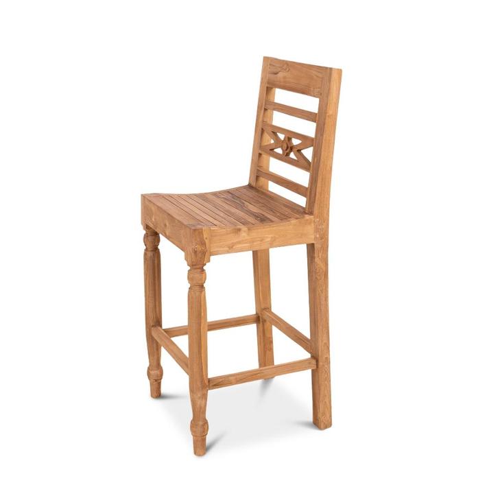 Barkruk Flower - VOOR € 99,-, Huis en Inrichting, Barkrukken, Nieuw, 60 tot 90 cm, Hout, 5 krukken of meer, Met voetsteun, Ophalen