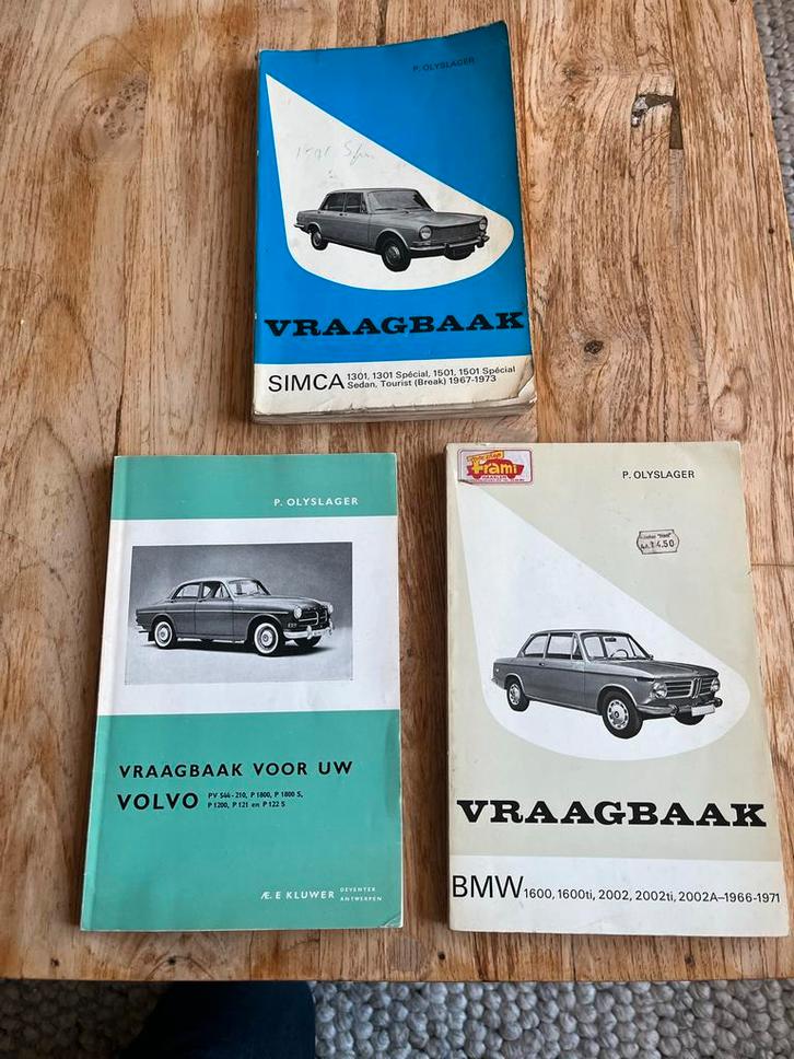 Olyslager autoboeken - Simca, Volvo, BMW, Boeken, Auto's | Boeken, Gelezen, Algemeen, Ophalen of Verzenden