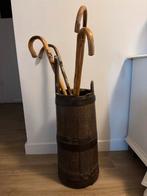 Houten Paraplubak / Wandelstokhouder, Ophalen