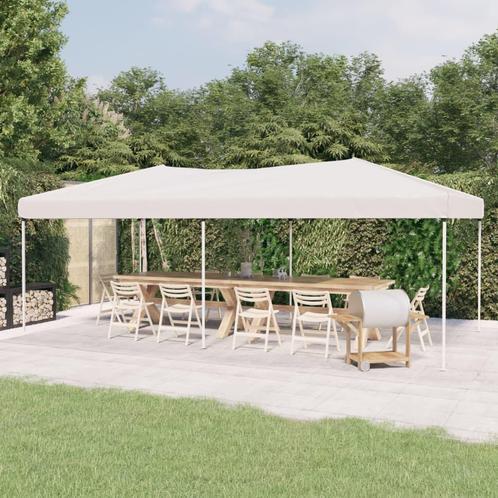 Partytent inklapbaar 3x6 m wit, Tuin en Terras, Partytenten, Nieuw, Partytent, Minder dan 5 meter, Minder dan 4 meter, Verzenden