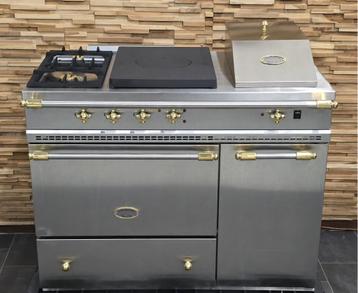 Luxe Fornuis Lacanche 110cm rvs & messing Coupe de Fue beschikbaar voor biedingen