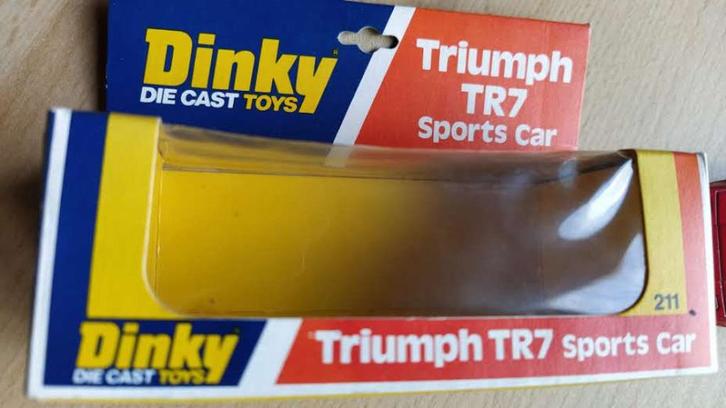 DINKY TOYS England, Triumph TR7, nieuw in doos, Hobby en Vrije tijd, Modelauto's | 1:43, Nieuw, Auto, Dinky Toys, Ophalen of Verzenden