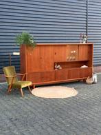 Groot vintage highboard - Jaren ‘60, Ophalen, Gebruikt, Met deur(en), Q