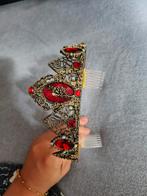 Princess crown van metaal, Sieraden, Tassen en Uiterlijk, Broches, Ophalen of Verzenden, Zo goed als nieuw, Zilver, Overige materialen