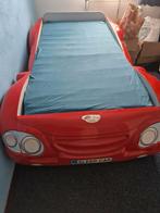 Autobed  met 2 cars overtreksets +2 nieuwe carsposters, Kinderen en Baby's, Kinderkamer | Bedden, 85 tot 100 cm, Zo goed als nieuw