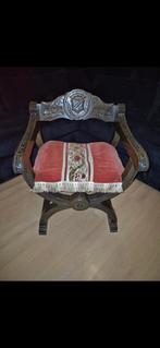 Savonarola Renaissance fauteuil, Huis en Inrichting, Stoelen, Ophalen of Verzenden, Gebruikt, Eén
