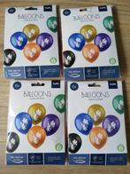 Folat - verjaardag ballonnen thema ruimte en sterren - 24, Ophalen of Verzenden, Nieuw, Versiering, Verjaardag