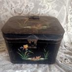 Groot antiek Frans blik/ trommel, Verzamelen, Blikken, Verzenden, Zo goed als nieuw, Overige