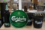 Carlsberg bierfles 3 liter gesloten inclusief diverse deco, Verzamelen, Ophalen of Verzenden, Gebruikt, Flesje(s), Overige merken