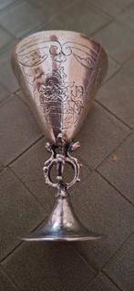 Zilver bekertje met wapen van michiel de ruyter, Ophalen of Verzenden, Zilver