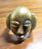 unieke antieke Afrikaanse masker ring Benin doorsnee 19mm, Antiek en Kunst, Kunst | Niet-Westerse kunst, Ophalen of Verzenden