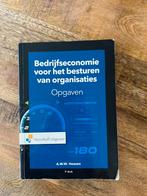 Bedrijfseconomie voor het besturen van organisaties-opgaven, Ophalen of Verzenden, Zo goed als nieuw, Overige niveaus, A.W.W. Heezen